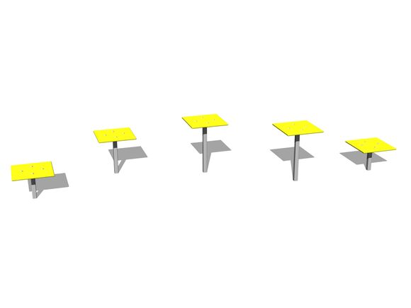 Egyensúlypontok AG-501K - teljes fémszerkezet