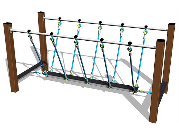 Kötélhíd - barna (szab. mag. 1 m)