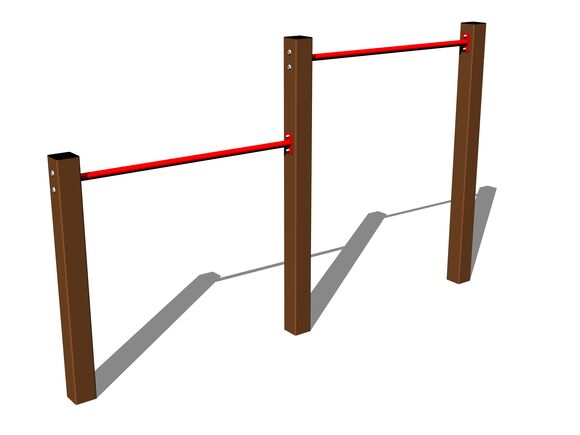 Kettős nyújtó HR201KW - barna (szab. mag. 1,5 m)