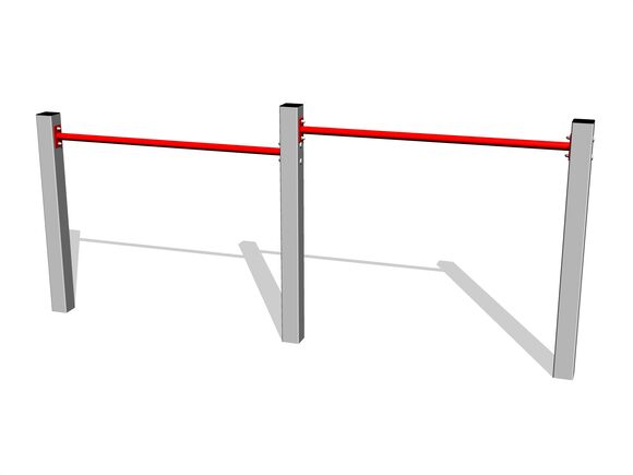 Kettős nyújtó - ezüst (szab. mag. 1 m)