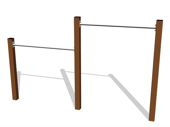 Kettős nyújtó - barna (szab. mag. 1,5 m)