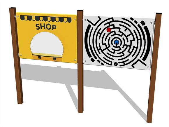 Oktató panel EDP6204KW – barna