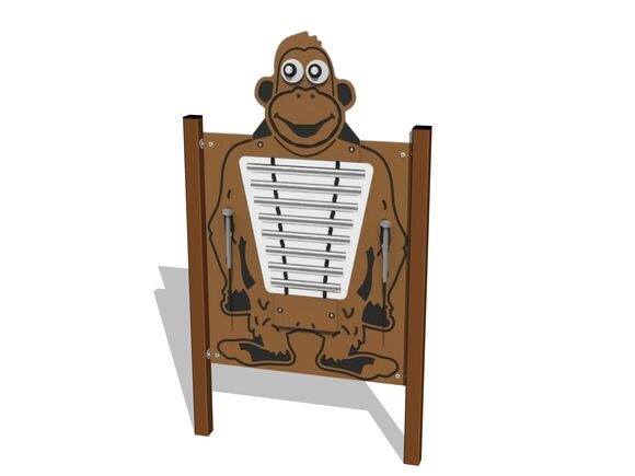 Edukációs eszközök Harangjáték Majom EDP6135KW - barna