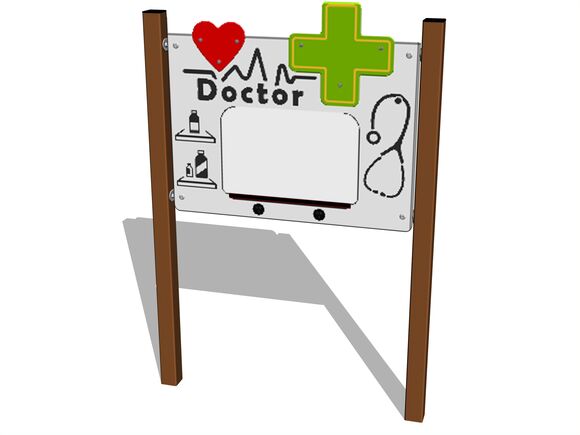 Oktató panel – Doktor - barna