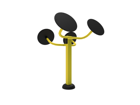 Fitnesz gépek SM107 Kétkerekes válltréner