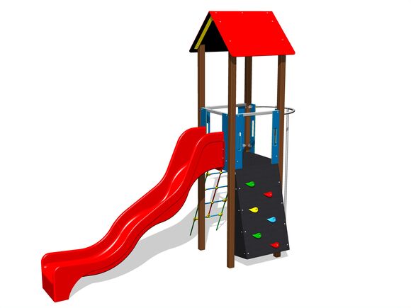 Klasszikus játékfelállás 4U1038KW - barna