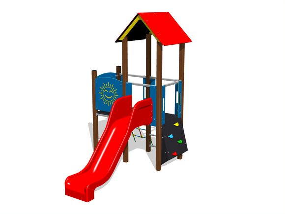 Klasszikus játékfelállás UNK2061KW - barna