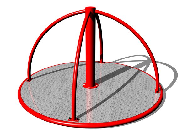 Állóhelyes körhinta KO182K (átmérő 1,8 m) - teljes fémszerkezet