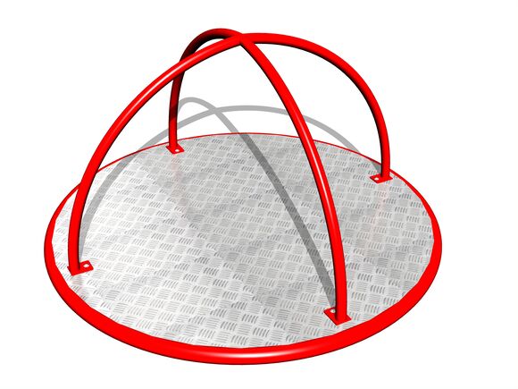 Állóhelyes körhinta KON0005KR (átmérő 1,25 m) - piros