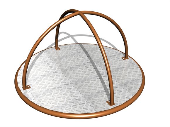 Állóhelyes körhinta KON0005KW (átmérő 1,25 m) - barna