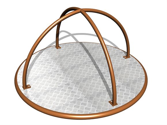 Állóhelyes körhinta KON0006KW (átmérő 1,45 m) - barna