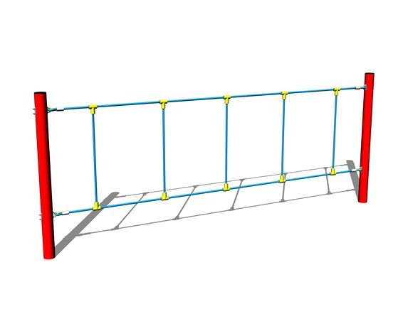 Átlépő kötél LP020KR - piros (szab. mag. 1 m)