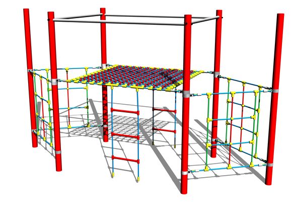 Kötélhajó LP150KR - piros (szab. mag. 1,5 m)