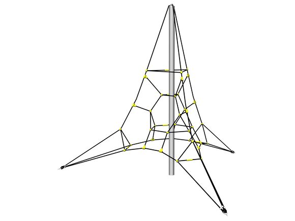 Kötélpiramis PY3350K (szab. mag. 1 m, 3 merevítő zárral)