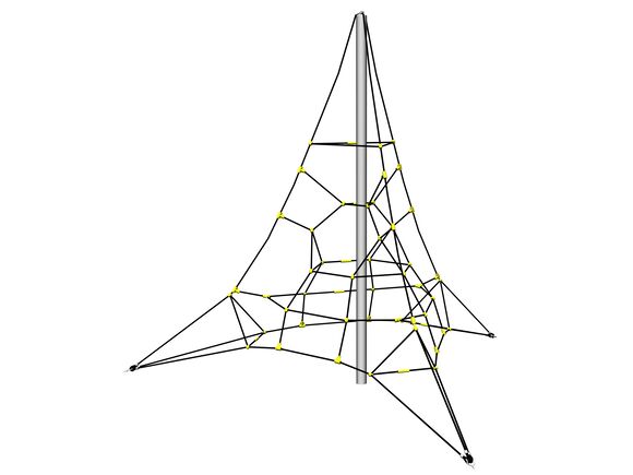 Kötélpiramis PY3400K (szab. mag. 1 m, 3 merevítő zárral)