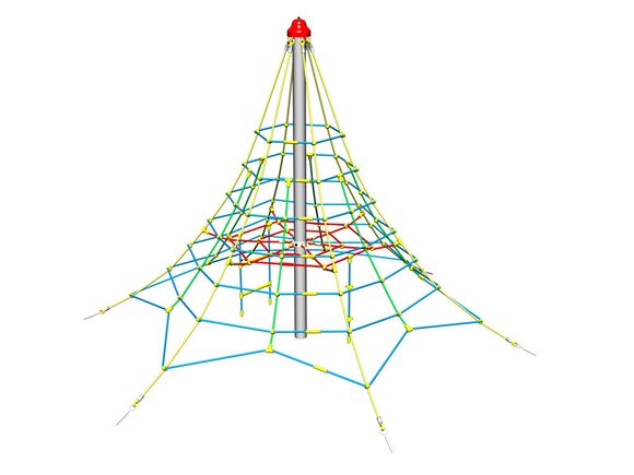 Kötélpiramis PY630K (szab. mag. 1 m, 6 merevítő zárral)