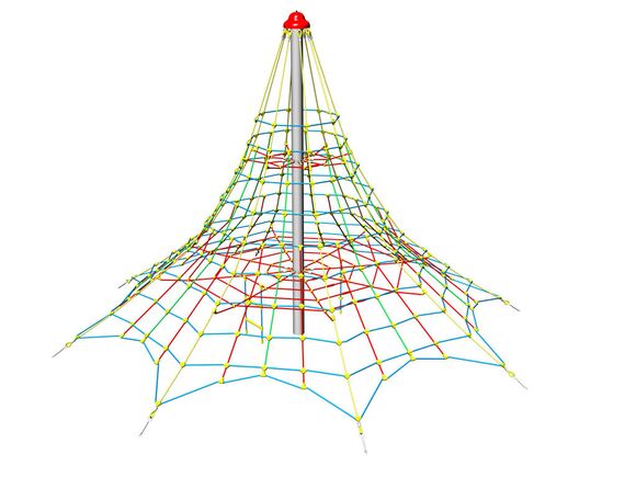 Kötélpiramis PY845K (szab. mag. 1 m, 8 merevítő zárral)