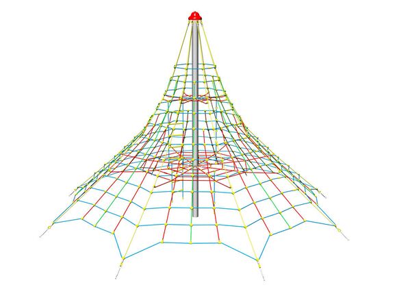 Kötélpiramis PY855K (szab. mag. 1,5 m, 8 merevítő zárral)