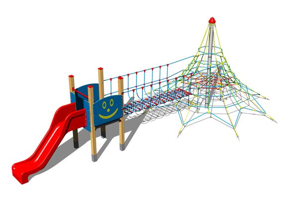 Kötélpiramis PY831D tornyával (1,0 m)