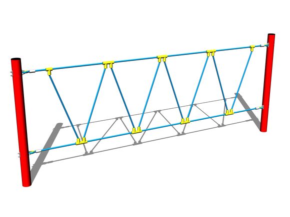 Kötélháló LP070KR - piros (szab. mag. 1 m)