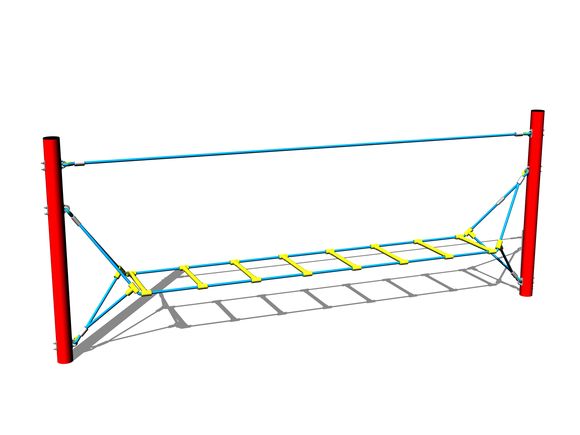 Kötéllétra LP030KR - piros (szab. mag. 1 m)