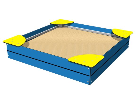 Homokozó ülőkékkel 1,5x1,5 m PIP1515BY