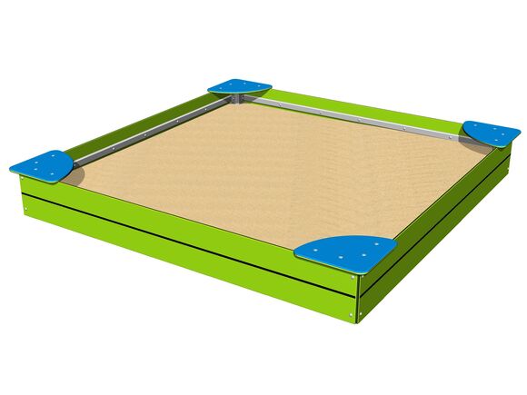 Homokozó ülőkékkel 2x2 m PIP2020LB