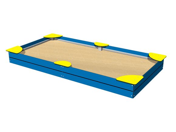 Homokozó ülőkékkel 3x1,5 m PIP3015BY