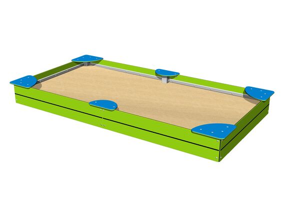 Homokozó ülőkékkel 3x1,5 m PIP3015LB