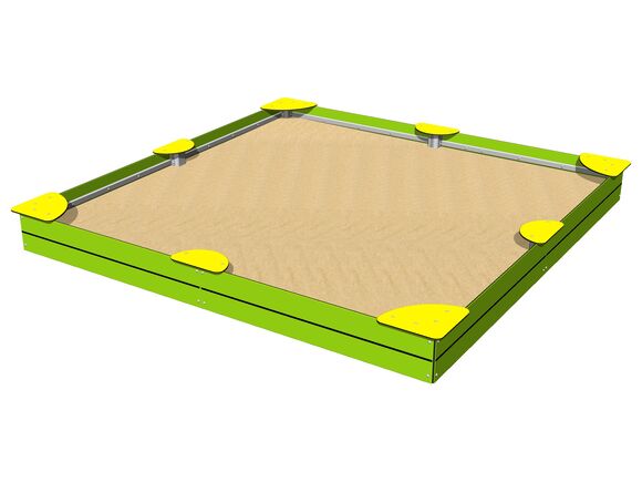 Homokozó ülőkékkel 3x3 m PIP3030LY