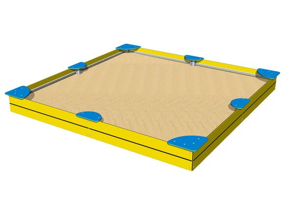 Homokozó ülőkékkel 3x3 m PIP3030YB