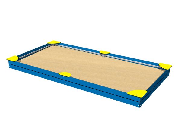 Homokozó ülőkékkel 4x2 m PIP4020BY