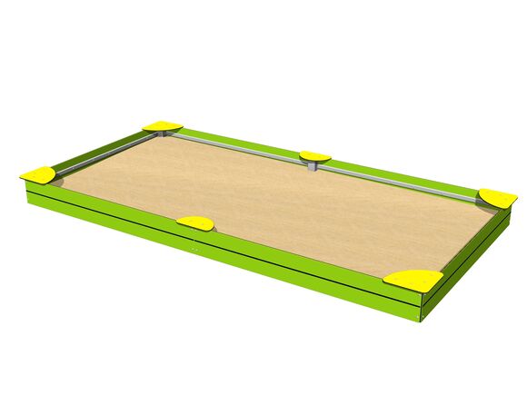 Homokozó ülőkékkel 4x2 m PIP4020LY