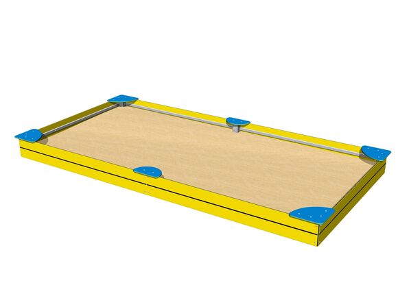 Homokozó ülőkékkel 4x2 m PIP4020YB