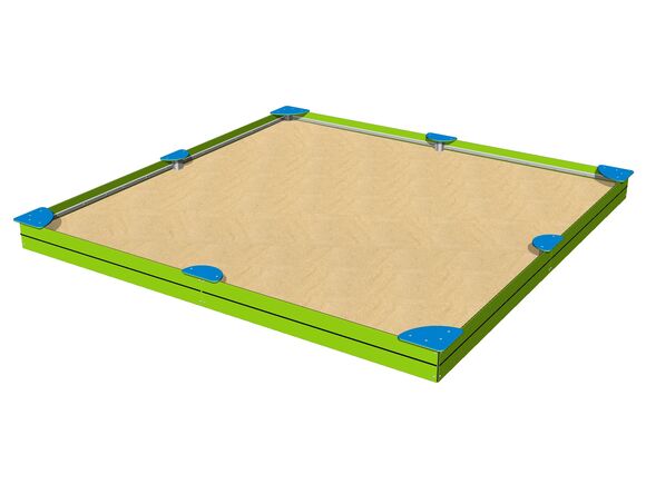 Homokozó ülőkékkel 4x4 m PIP4040LB
