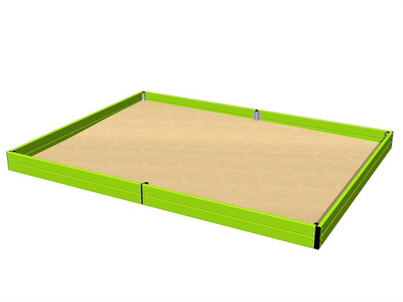Homokozó 4x3 m - lime