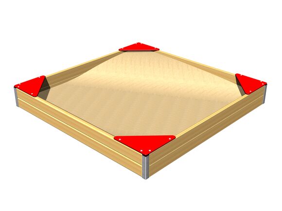 Ülőkék négyoldalú homokozóhoz SP001DR - piros