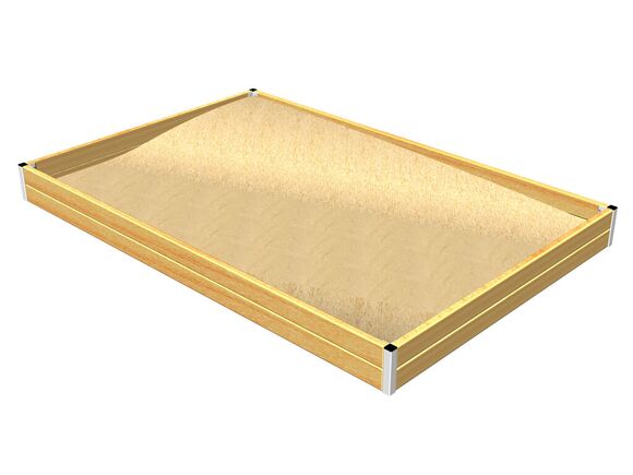 Homokozó 4x3 m PI430D