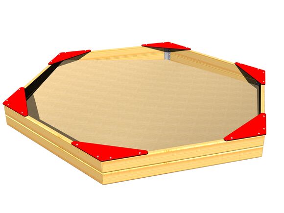 Ülőkék hatoldalú homokozóhoz SP002DR - piros