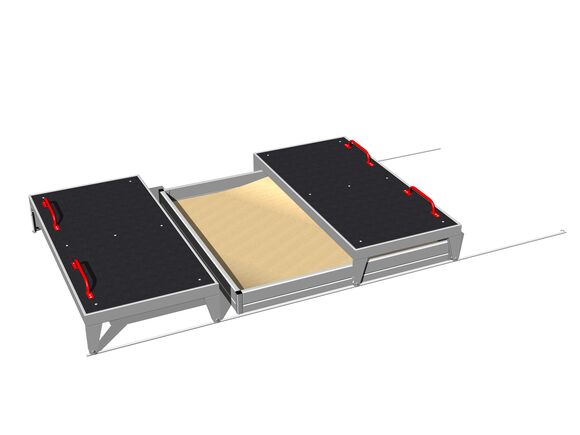 Homokozó eltolható fedéllel 3x3 m PK330KS - ezüst teljes fémszerkezet