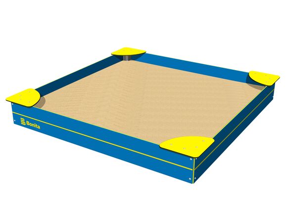 Homokozó ülőkékkel 2x2 m PIP2020BY