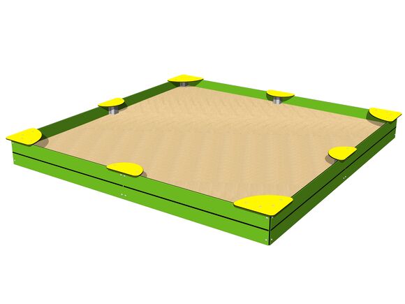 Homokozó ülőkékkel 3x3 m PIP3030LY