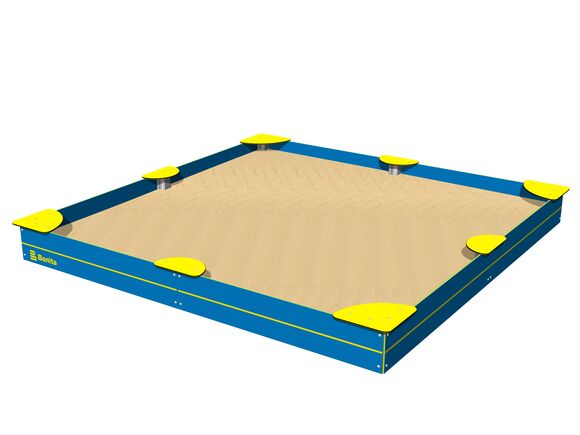 Homokozó ülőkékkel 3x3 m PIP3030BY
