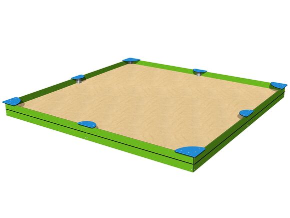 Homokozó ülőkékkel 4x4 m PIP4040LB