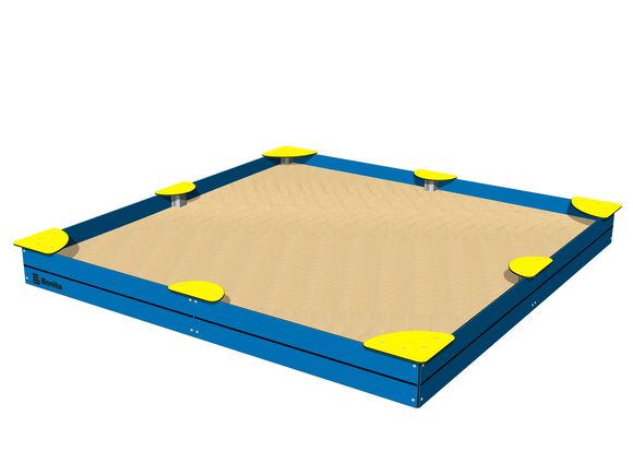 Homokozó ülőkékkel 3x3 m PIP3030BY