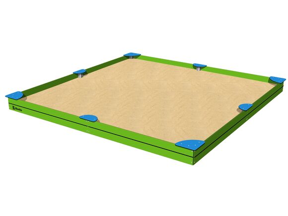 Homokozó ülőkékkel 4x4 m PIP4040GB