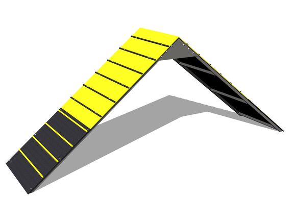 A-alakú rámpa AG-107K - teljes fémszerkezet