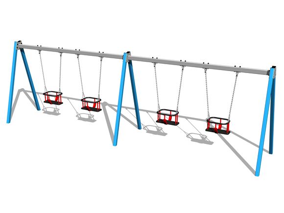 Láncos négyes hinta RH6413KB - kék (szab. mag. 1,0 m)