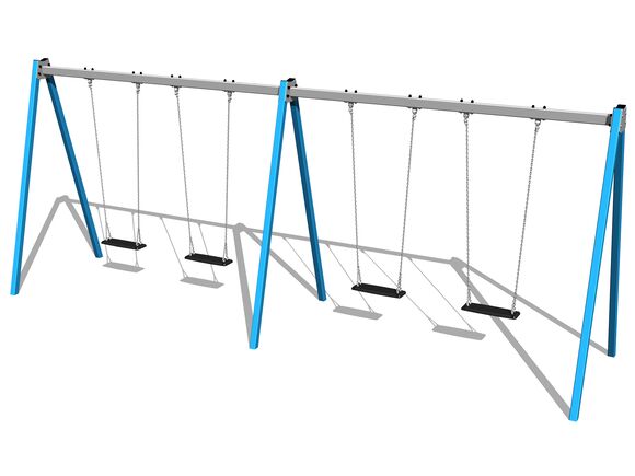 Láncos négyes hinta RH6411KB - kék (szab. mag. 1,5 m)