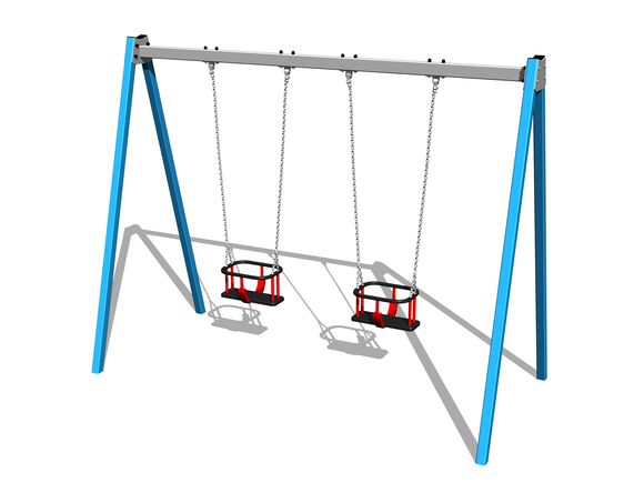 Láncos dupla hinta RH6213KB - kék (szab. mag. 1,5 m)